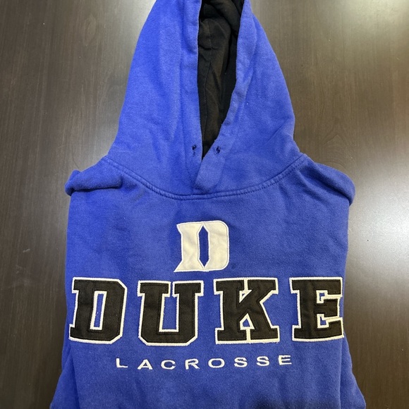 Blue duke lacrosse hoodie - Picture 1 of 1